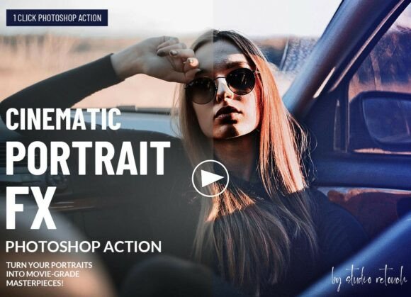 Download Cinematic Portrait FX Photoshop Action - Photos Collection