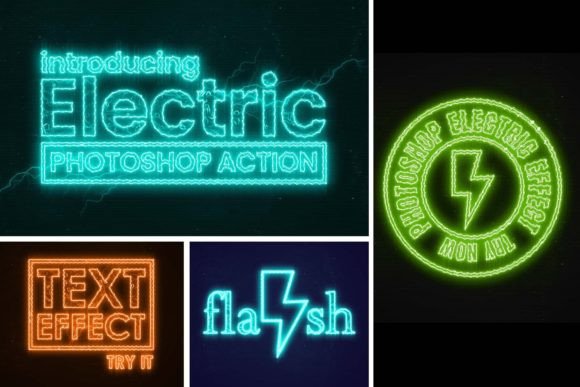 Download Electric Creator Photoshop Action - Photos Collection