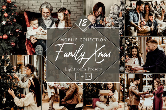 Download 12 Family Xmas Mobile LR Preset - Premium Bundle