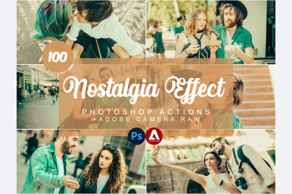 Download Nostalgia Effect Photoshop Actions - Photos Collection