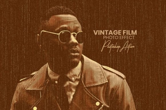 Download Vintage Film Photoshop Action - Photos Collection