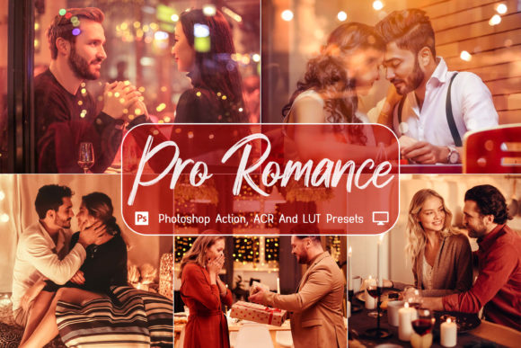 Download 9 Pro Romance Photoshop Actions - Photos Collection