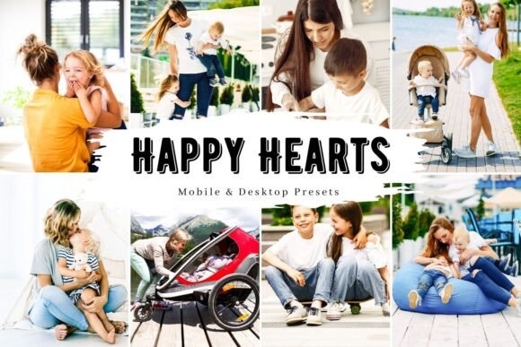 Download 10 Happy Hearts Family Lightroom Presets - Premium Resources